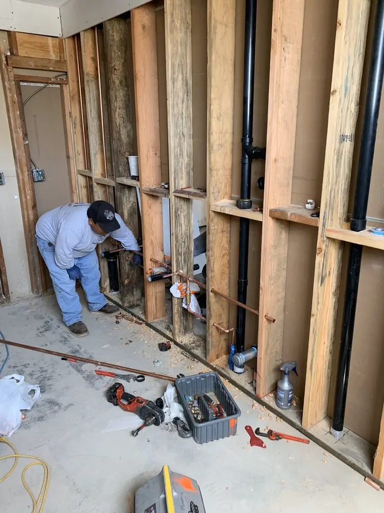 Commercial rough-in plumbing for Gas Line Repair in White City
